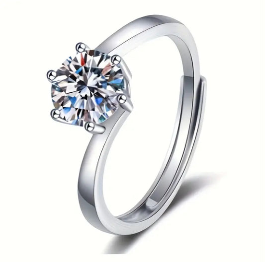 Twisted 1ct Moissanite S925